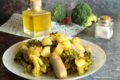Patate, broccoli e salsiccia