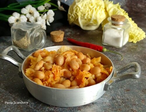 Zuppa di verza e fagioli