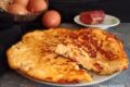 Frittata con ricotta e soppressata