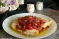 Pesce spada con cipolle in agrodolce