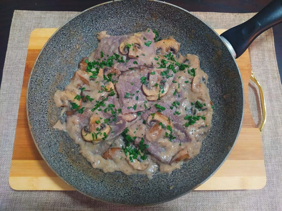 scaloppine ai funghi