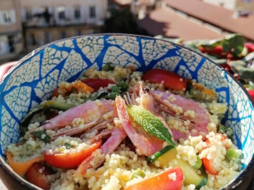 Cous cous con i gamberetti
