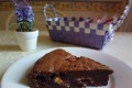 Milka brownie cake with toffee and hazelnuts