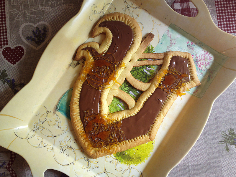 Crostata a forma di V - aka "torta Vintersorg"