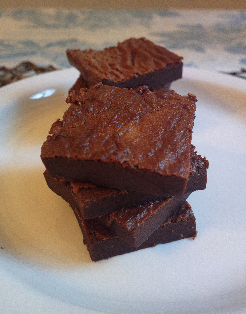 Two ingredient Nutella Brownies - Brownies alla Nutella senza glutine 