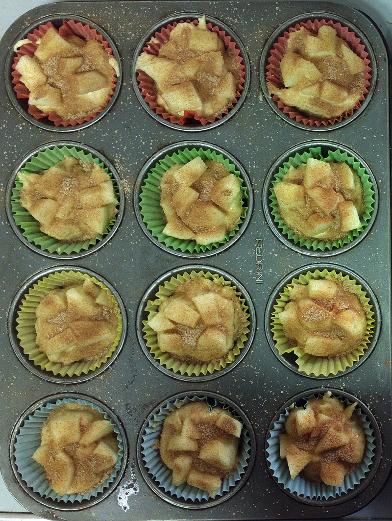 Tortine di mele travestite da muffin