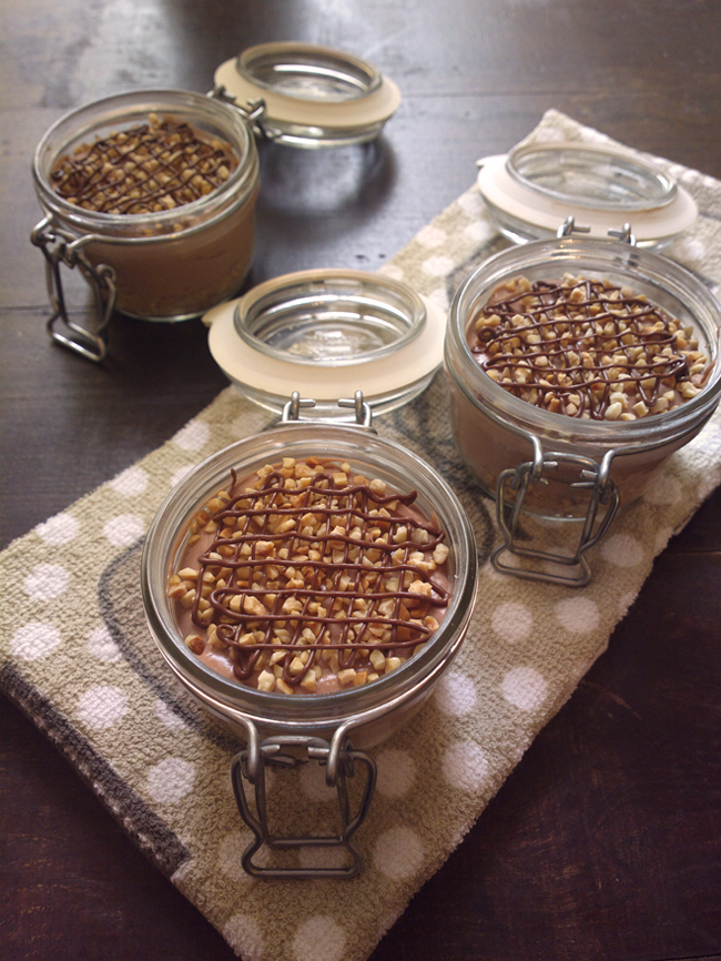 Cheesecake in a jar - nutella, ricotta e philadelphia