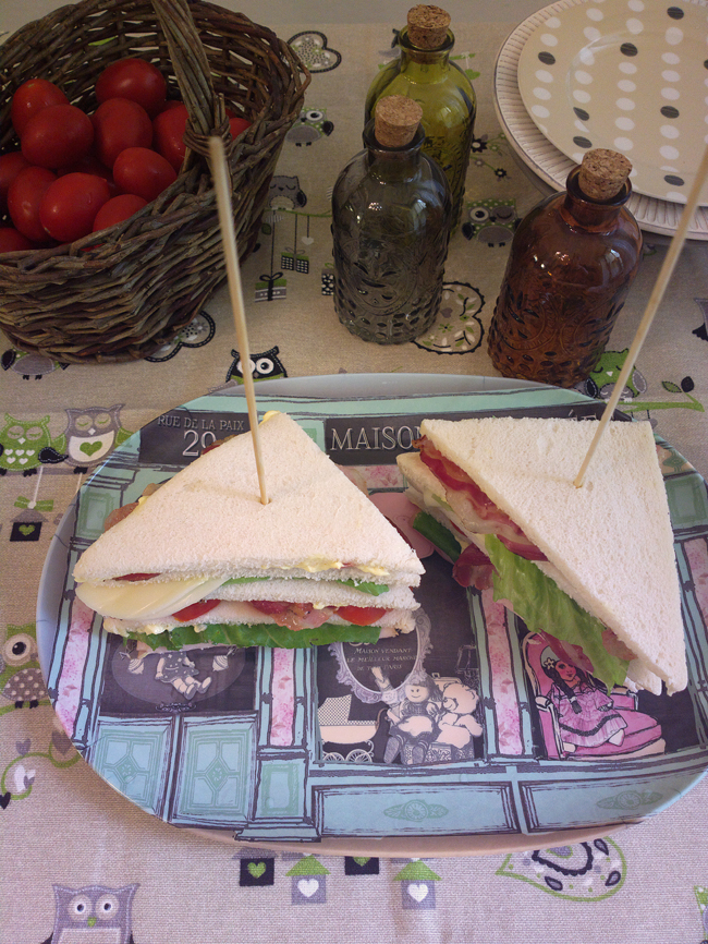 Club Sandwich a 5 strati - vi sfido a mangiarlo!!!!
