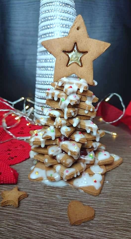 Albero di biscotti senza glutine senza lattosio
