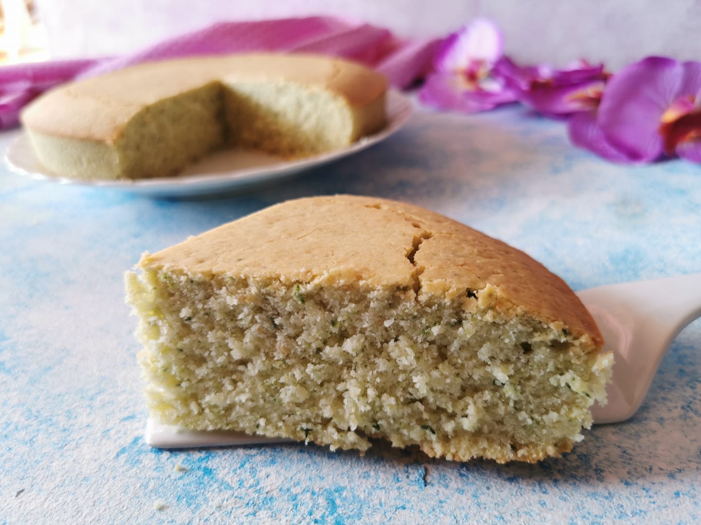 Torta zucchine e nocciole senza glutine senza lattosio