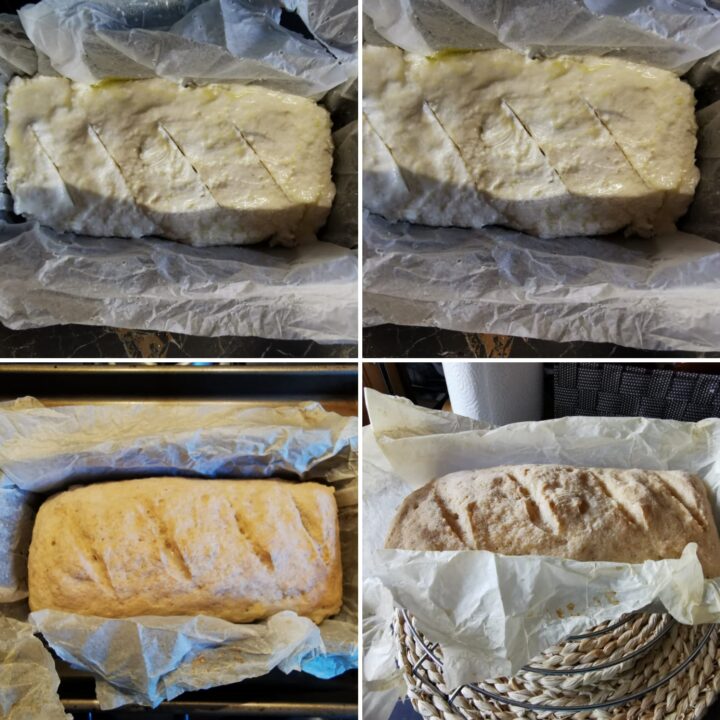 Pane al riso crudo senza glutine