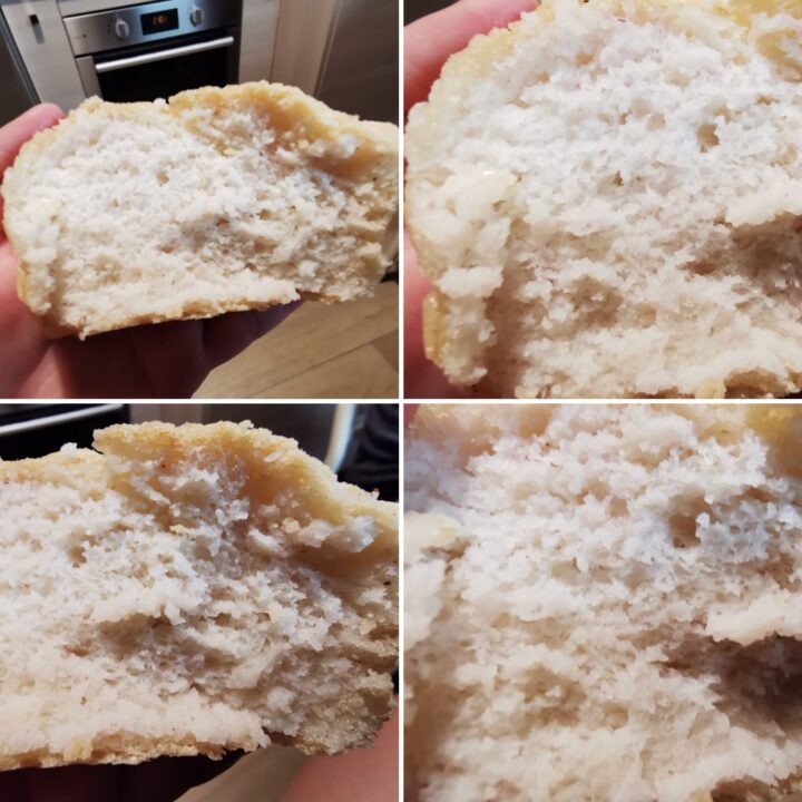 Pane al riso crudo senza glutine