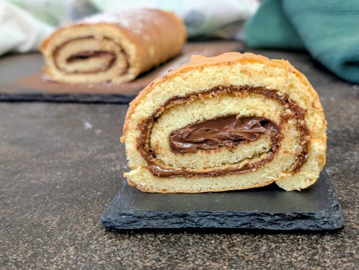 Rotolo alla Nutella senza glutine senza lattosio