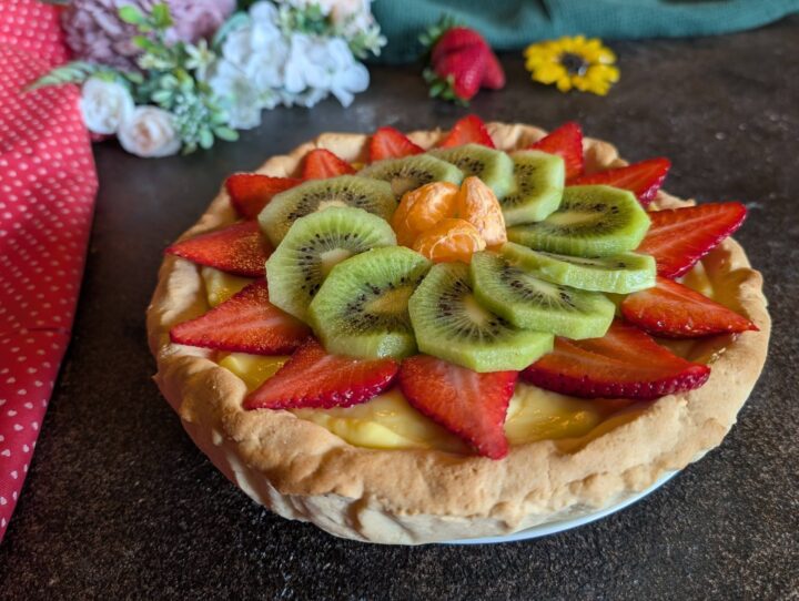 Crostata alla frutta senza glutine nè lattosio