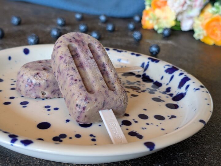 Ghiaccioli ai mirtilli