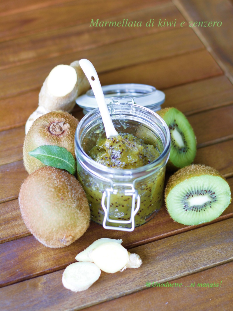 Marmellata Kiwi E Zenzero Unoduetresimangia