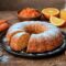 Ciambella con scarti della centrifuga di carota e arancia | Ricetta anti-spreco
