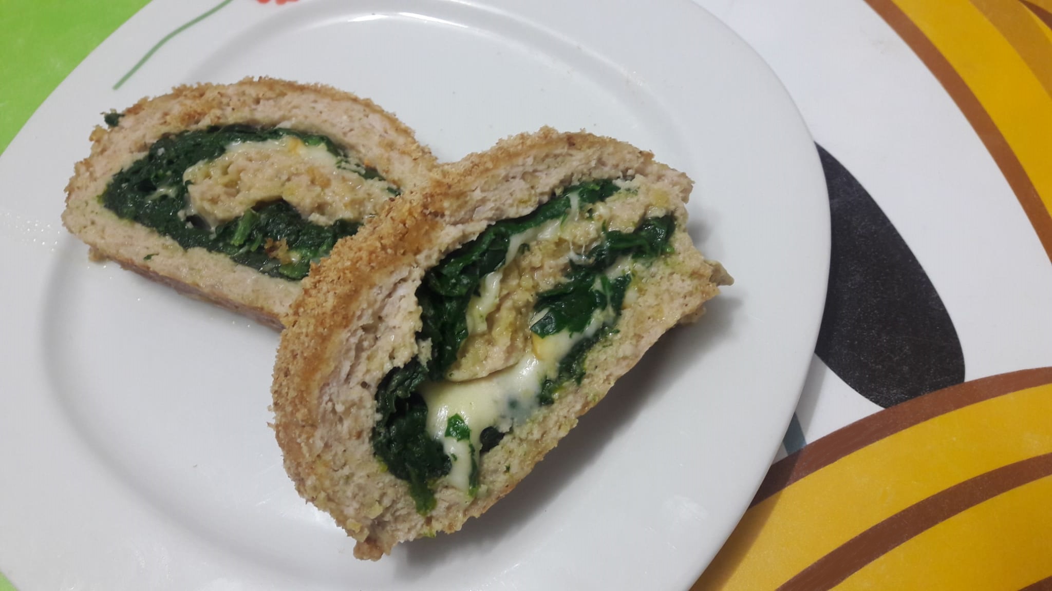 polpettone spinaci e provola pic bimby tm6 tm5 tm31 thermomix un papà in cucina con il bimby ricette recipe