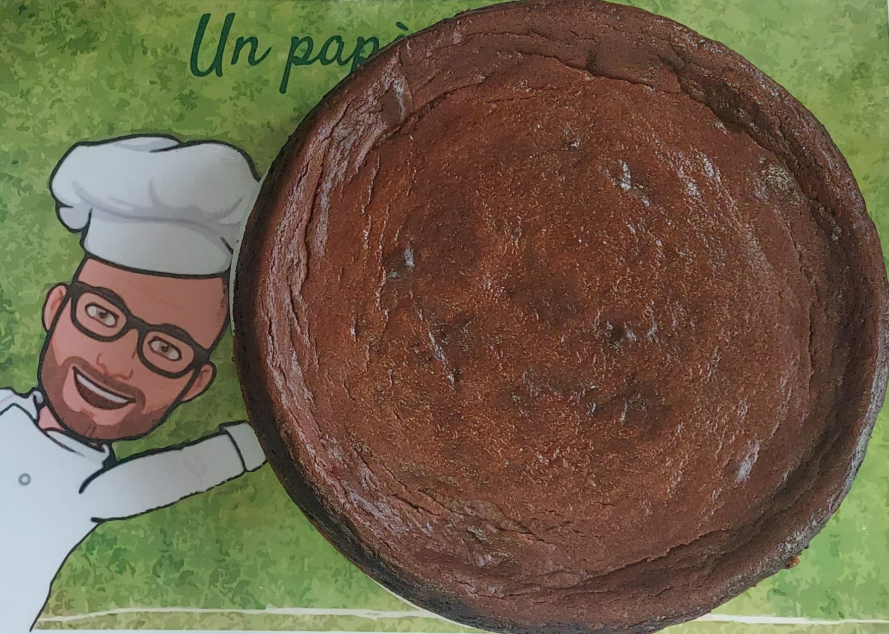 Cheesecake cotta alla Nutella ® bimby tm7 tm6 tm5 tm31 tm21 thermomix pic un papà in cucina con il bimby ricette recipe tm 7 6 5 31 21 picnic feste cena pranzo