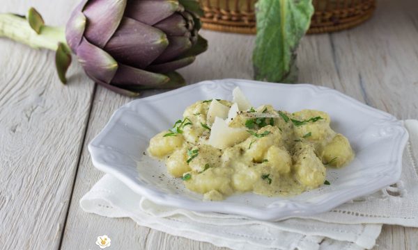 Gnocchi alla crema di carciofi