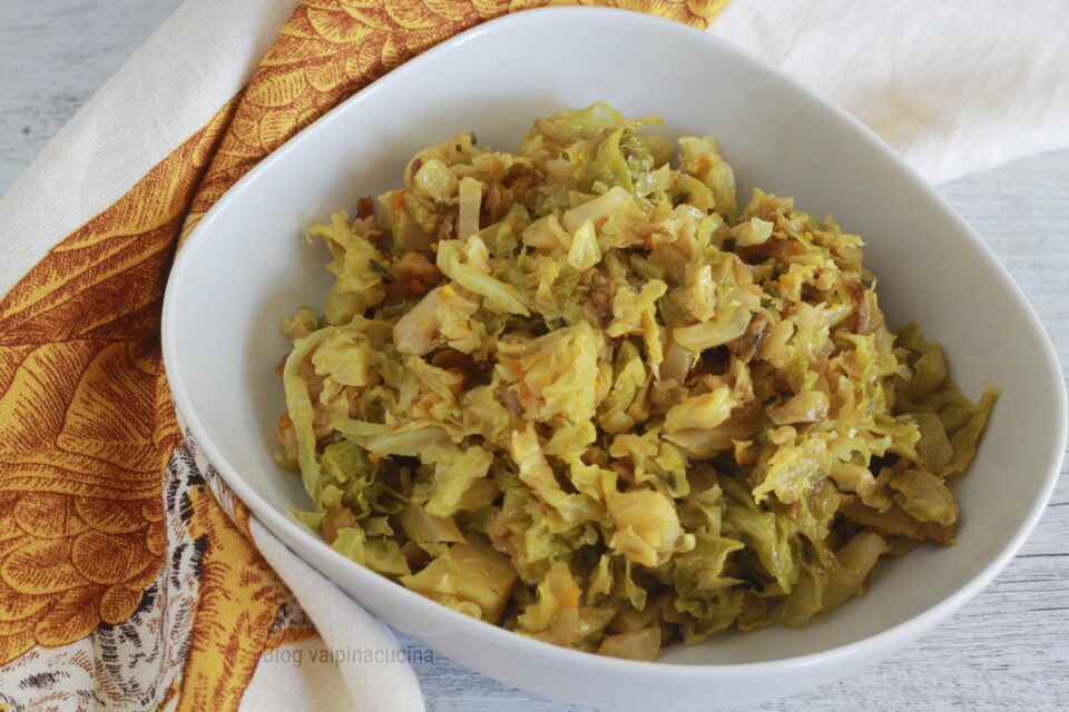 verza stufata con zucca delica