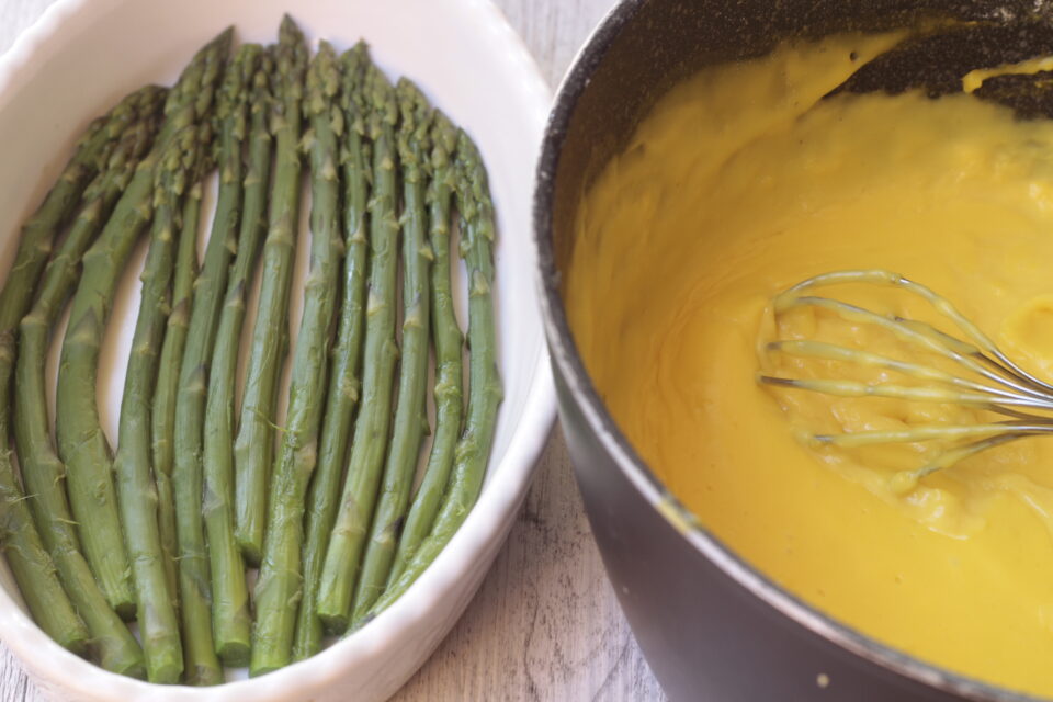 asparagi gratinati con besciamella