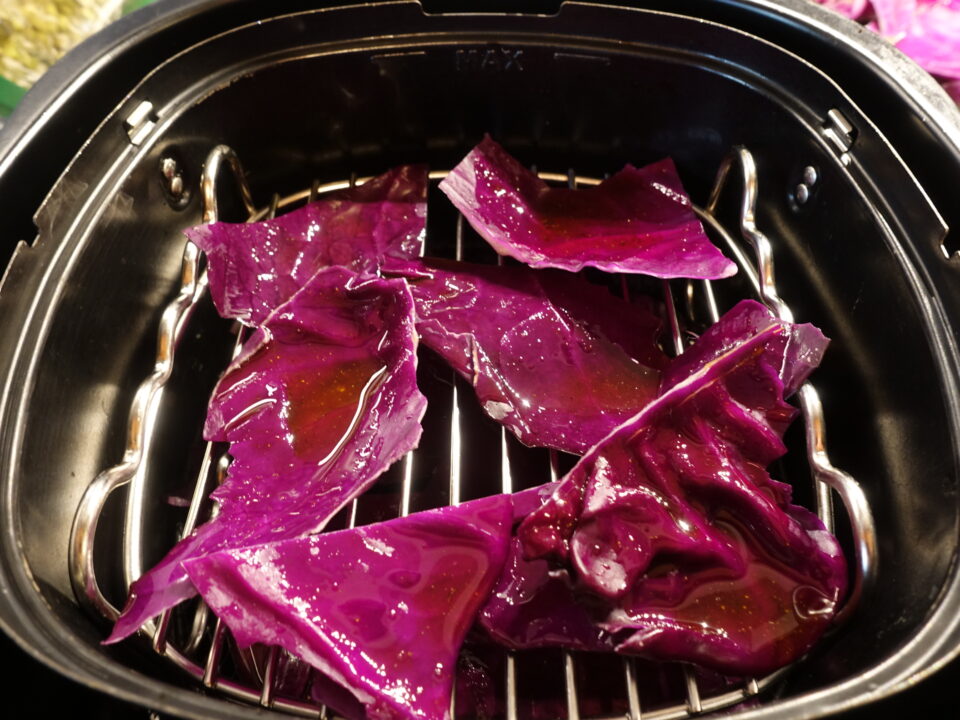 cips di cavolo viola