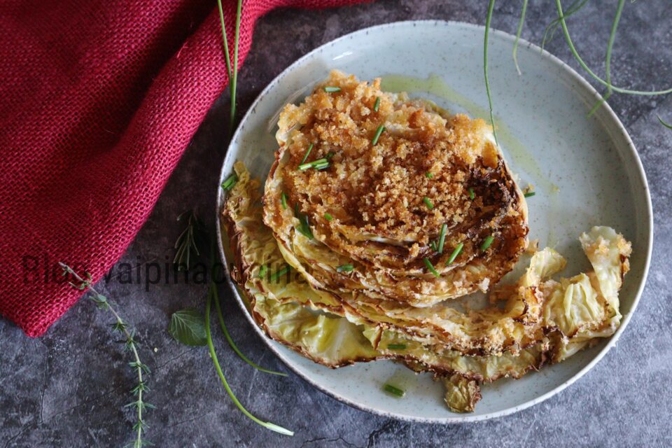 verza gratinata al forno semplice