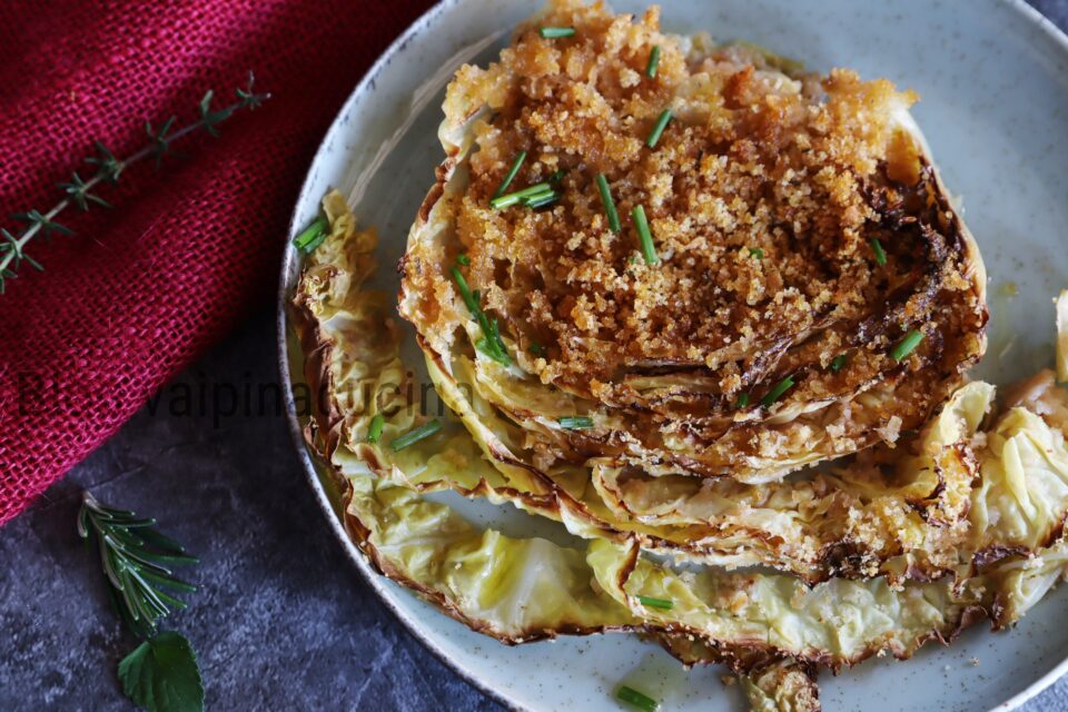 verza gratinata al forno semplice