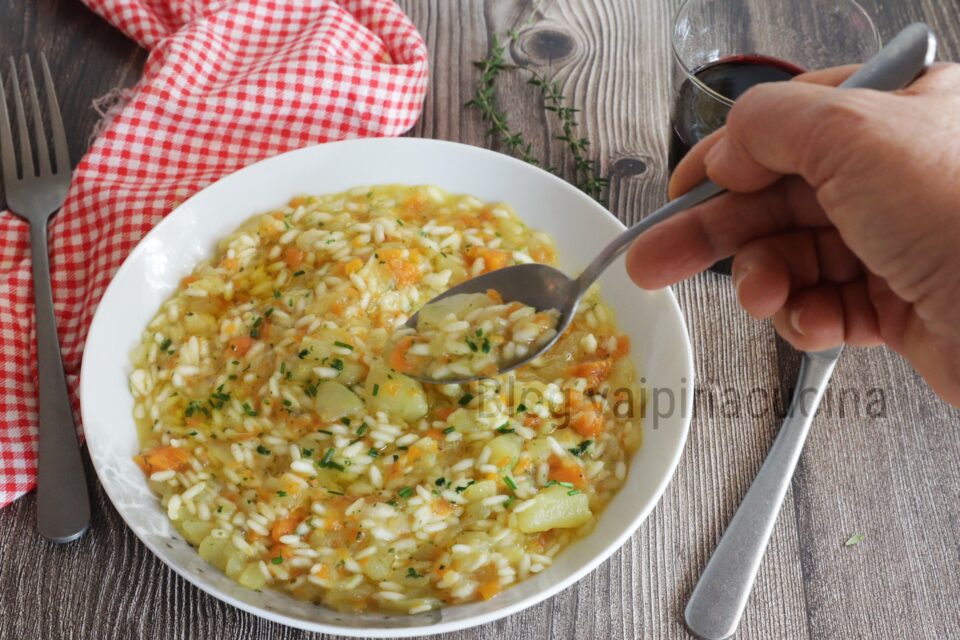 riso patate e carote
