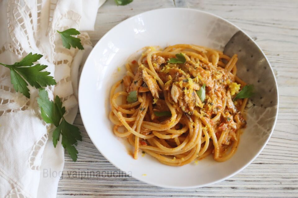 spaghetti e alici alla marinara
