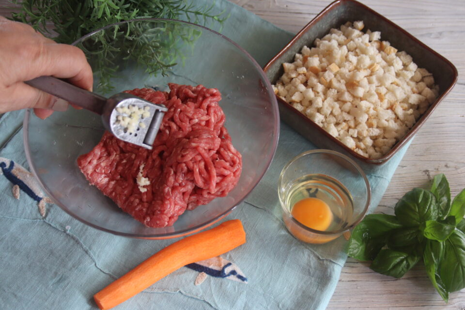 polpette di manzo al gorgonzola 