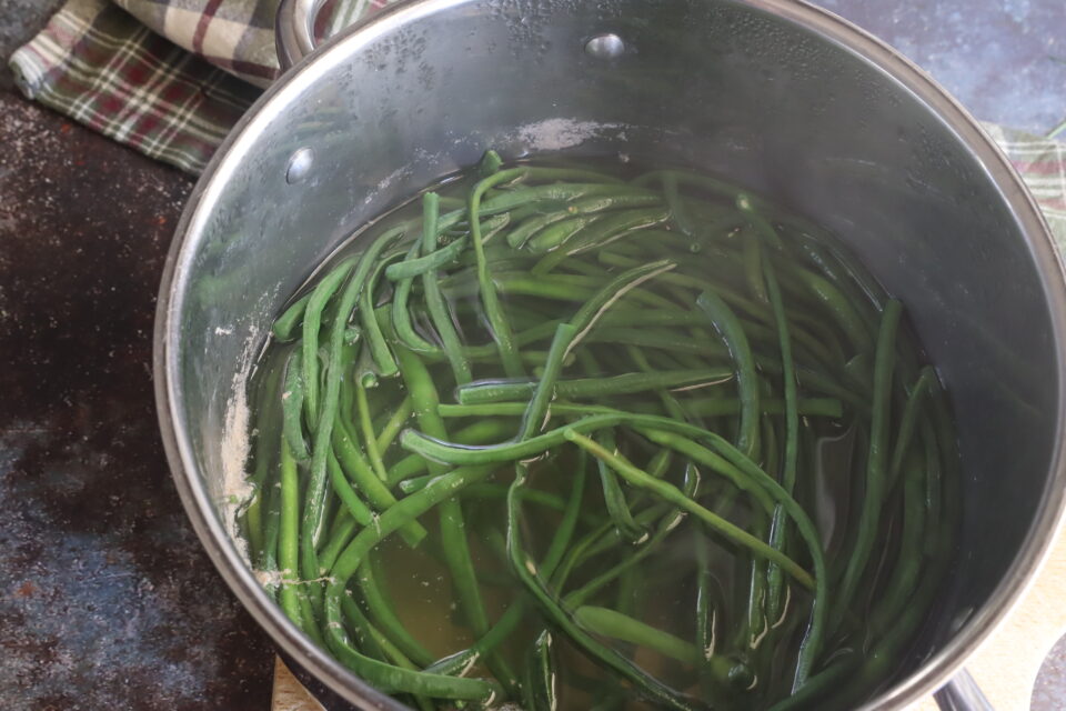 fagiolini paesanella e spaghetti quadrati