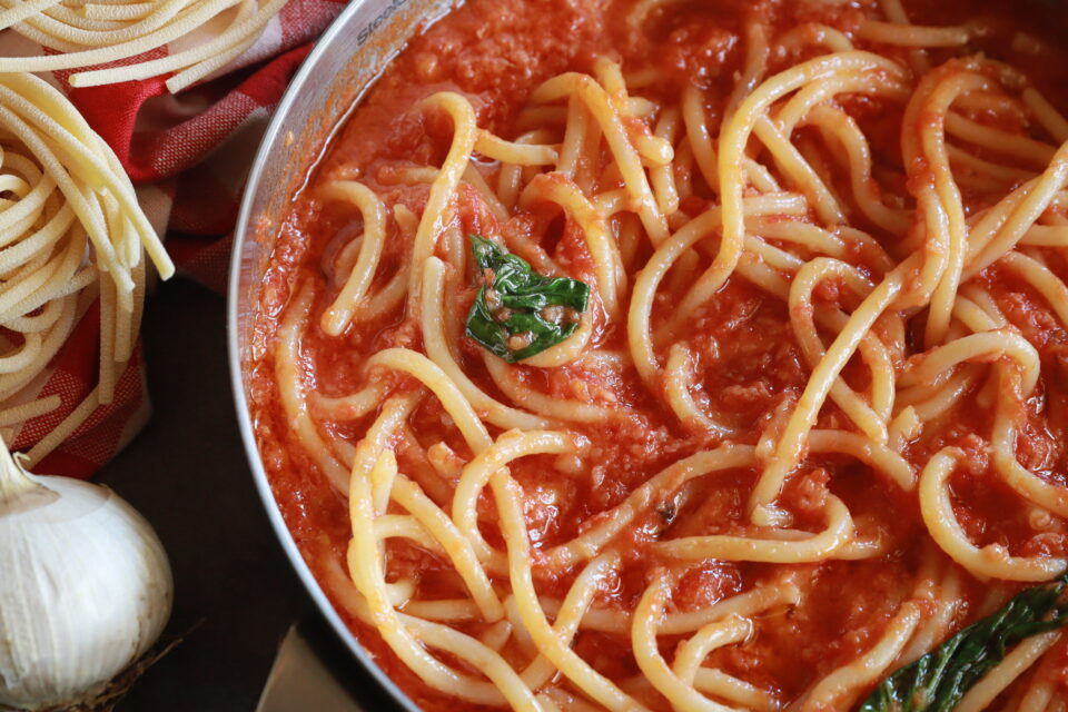pici all'aglione 