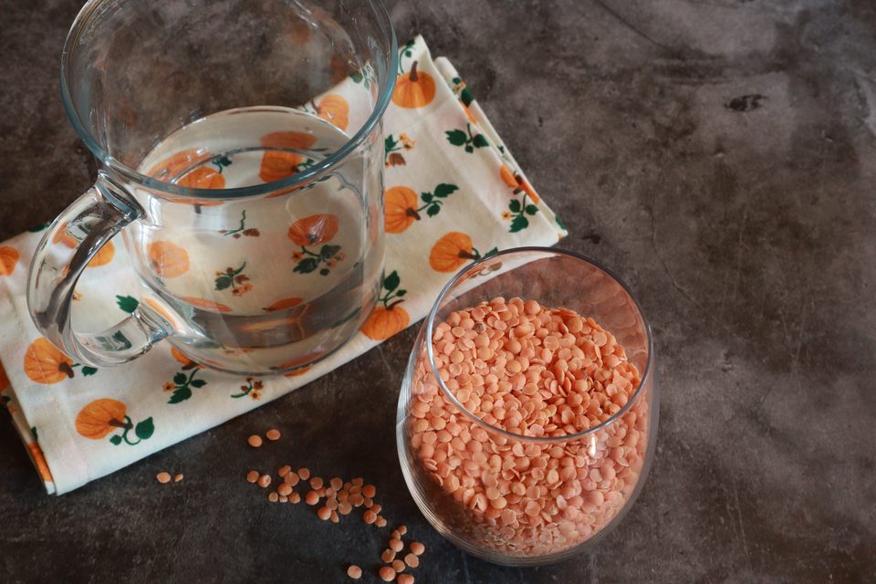 piadina di lenticchie rosse