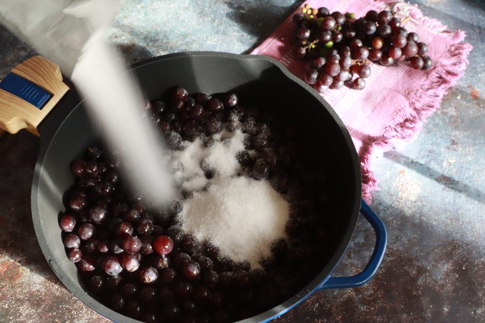 confettura di uva fragola