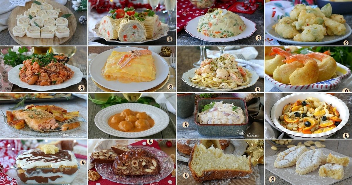 MENU PER LA VIGILIA DI NATALE Ricette Dall'antipasto Al Dolce