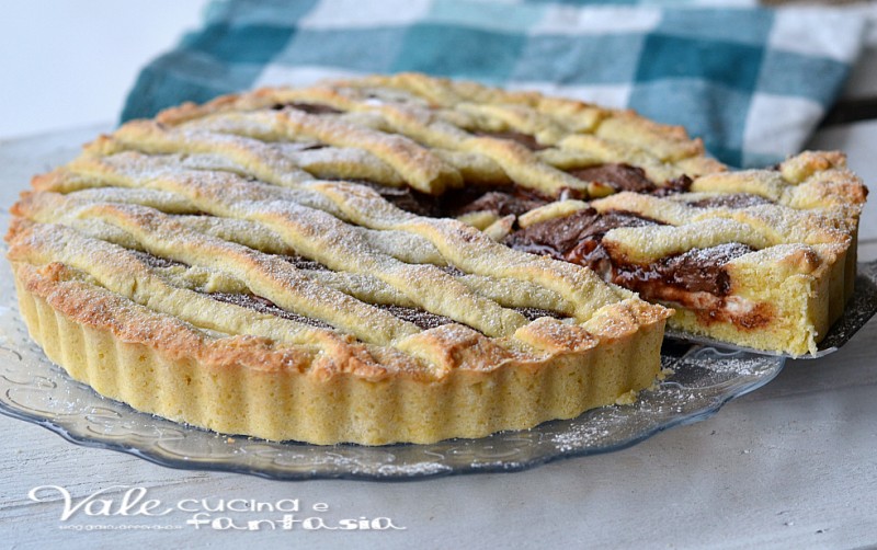Crostata con ricotta e nutella