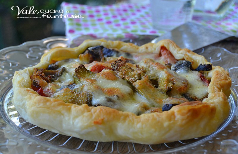 Torta rustica con verdure gratinate ricetta facile e veloce