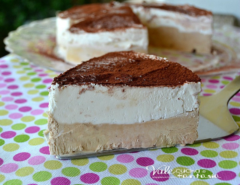 Torta gelato al caffè e fiordilatte ricetta dolce facile