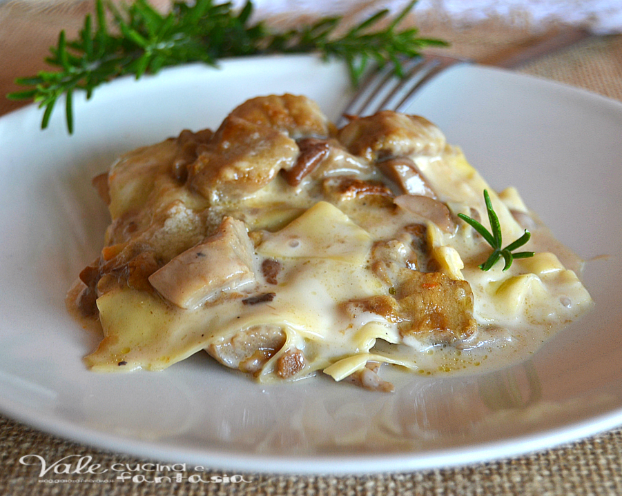 LASAGNE AI FUNGHI PORCINI RICETTA PRIMO PIATTO