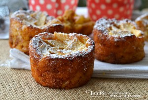 Muffin al pandoro e mele ricetta dolce facile