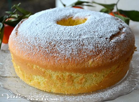 Chiffon cake al mandarino ricetta senza burro e olio