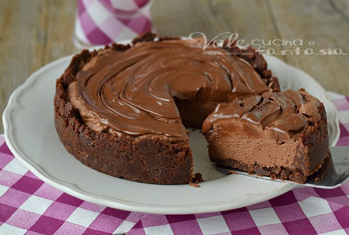 Cheesecake fredda al cioccolato