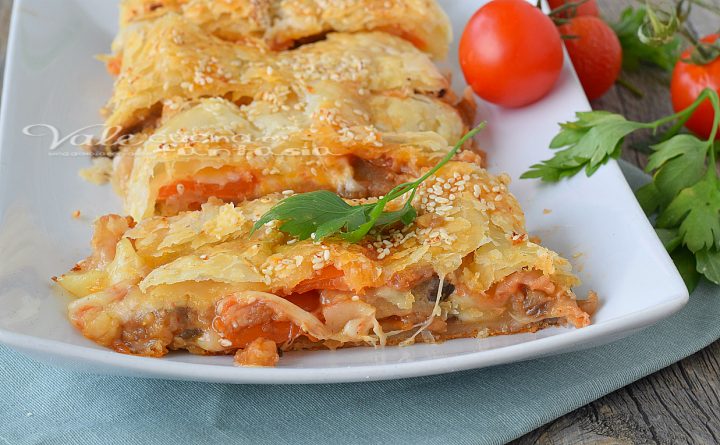Rustico con melanzane e provola
