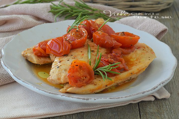 Petto di pollo ai pomodorini