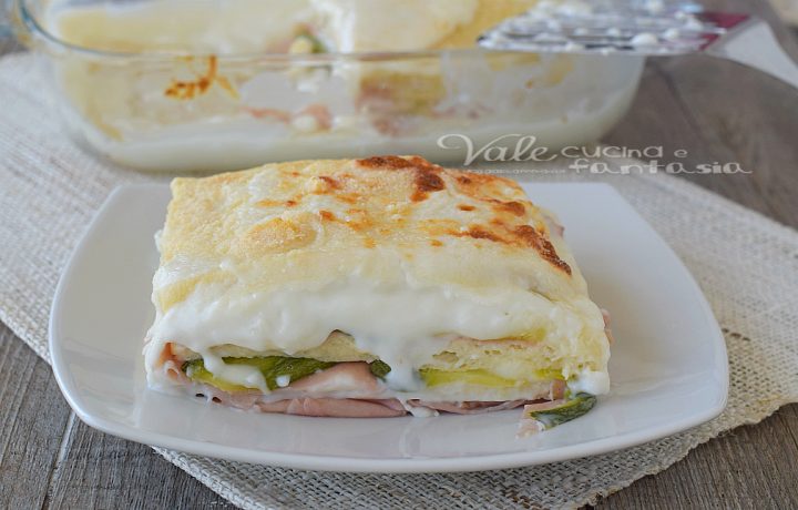 TORTA DI PANE CON ZUCCHINE MORTADELLA E PROVOLA
