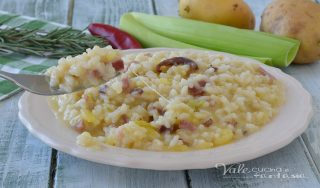 RISOTTO CON PATATE E SPECK ricco e facilissimo