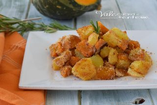 ZUCCA E PATATE SABBIOSE in padella