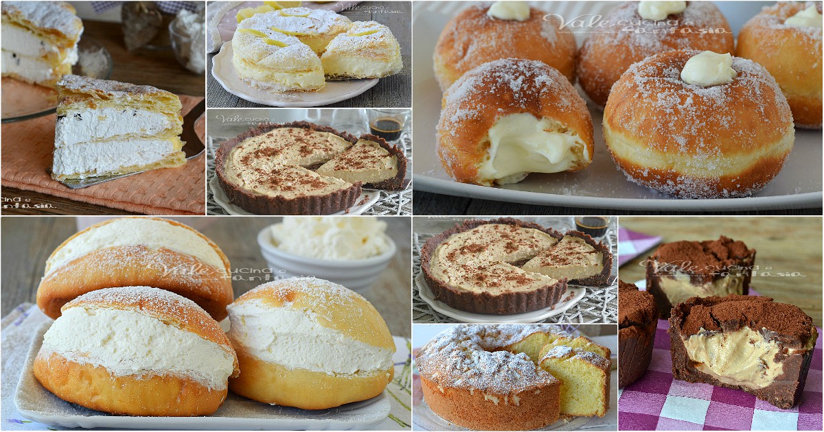 dolci veloci con panna montata